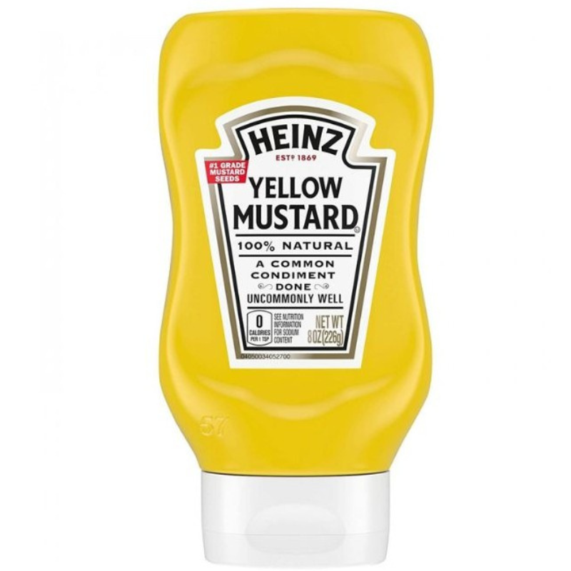 Heinz Yellow Mustard US Moutarde Américaine Heinz Classic